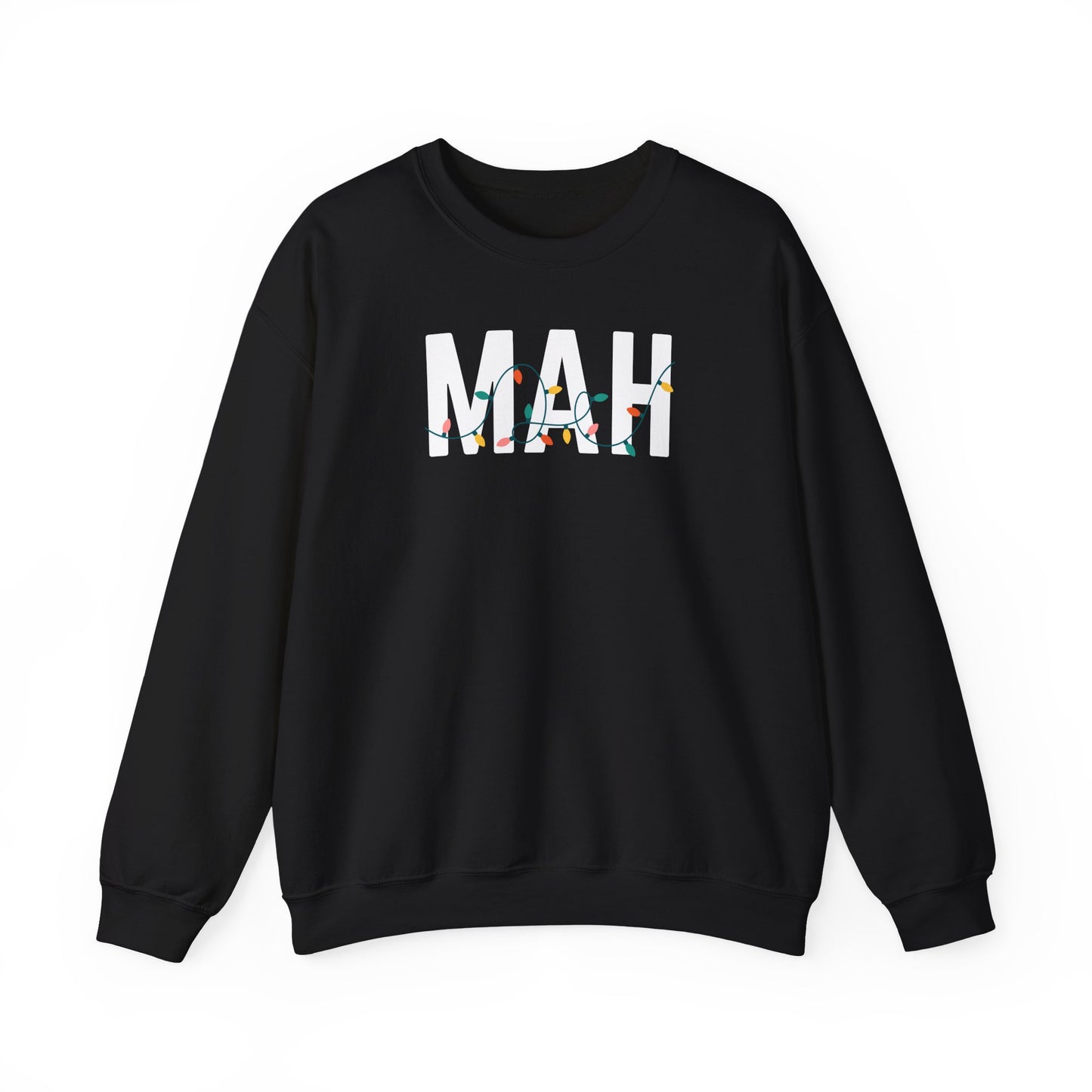 MAH HOLIDAY LIGHTS HEAVY BLEND CREWNECK