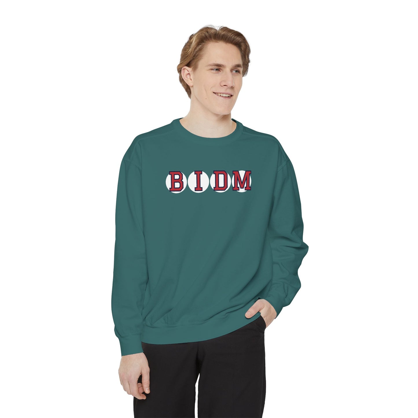 BIDM RETIRED SOX LETTER CREWNECK
