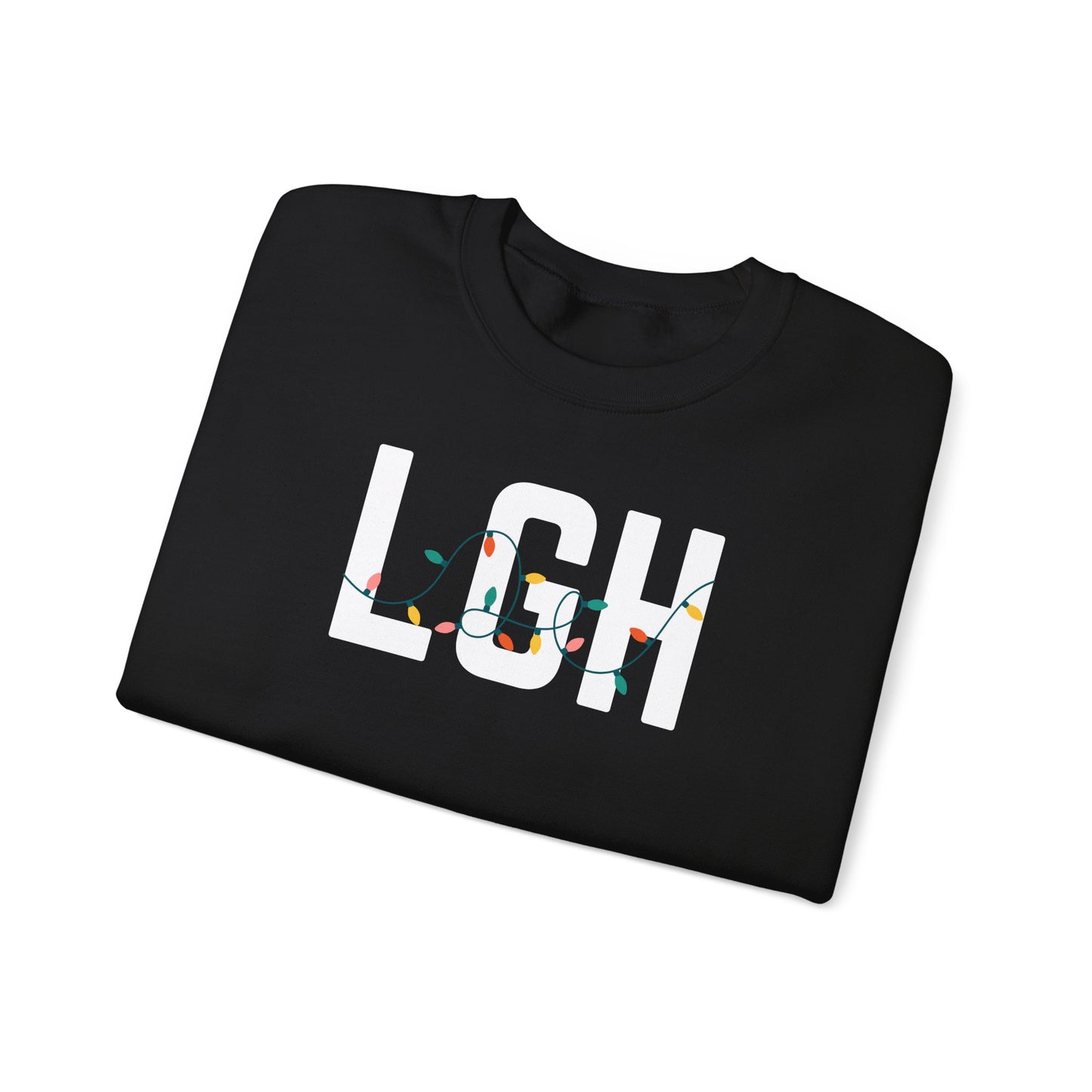 LGH HOLIDAY LIGHTS HEAVY BLEND CREWNECK