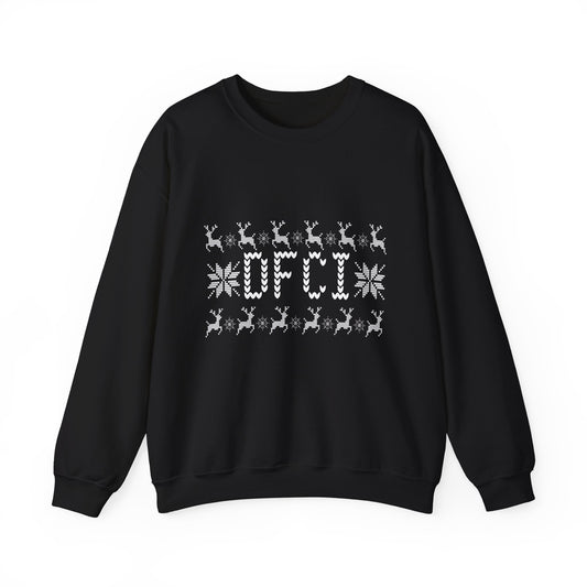 DFCI UGLY SWEATER HEAVY BLEND CREWNECK