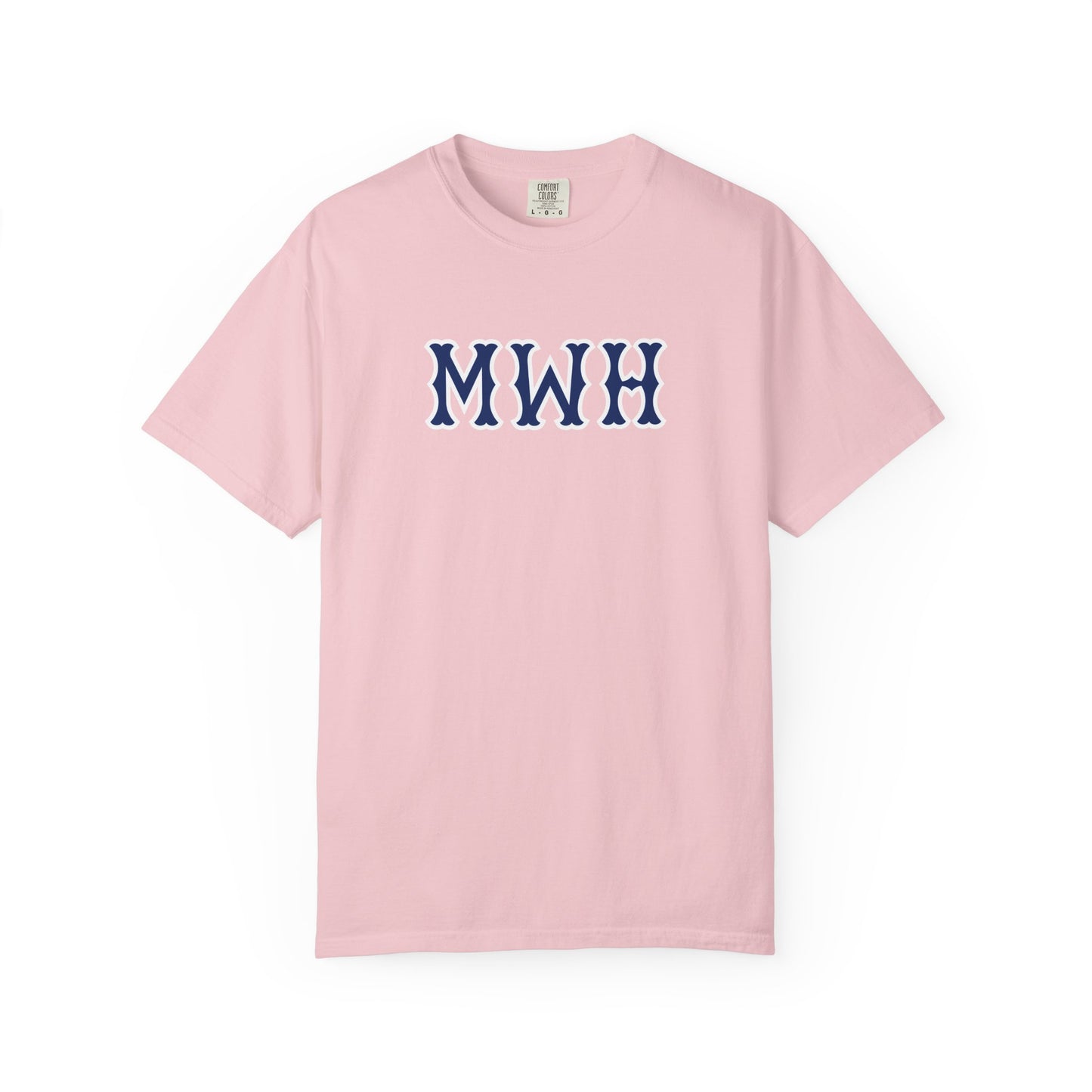 MWH NAVY SOX LETTERS TEE