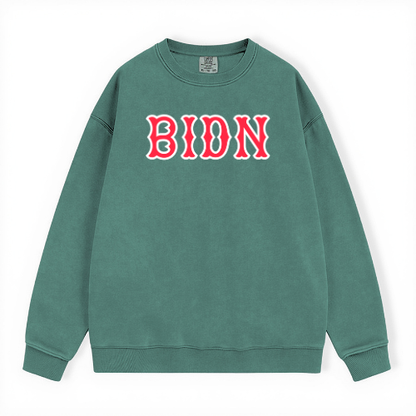 BIDN SOX LETTERS CREWNECK