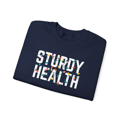 STURDY HEALTH HOLIDAY LIGHTS HEAVY BLEND CREWNECK