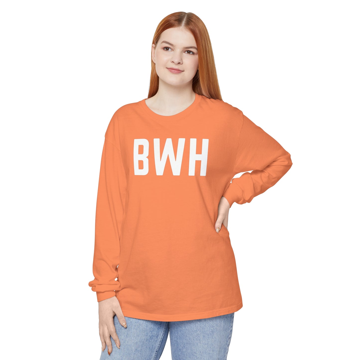 Unisex Garment-dyed Long Sleeve T-Shirt