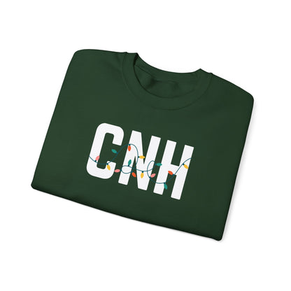 CNH HOLIDAY LIGHTS HEAVY BLEND CREWNECK
