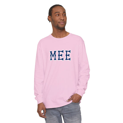 MEE NAVY SOX LETTERS LONG SLEEVE