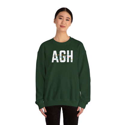 AGH HOLIDAY LIGHTS HEAVY BLEND CREWNECK