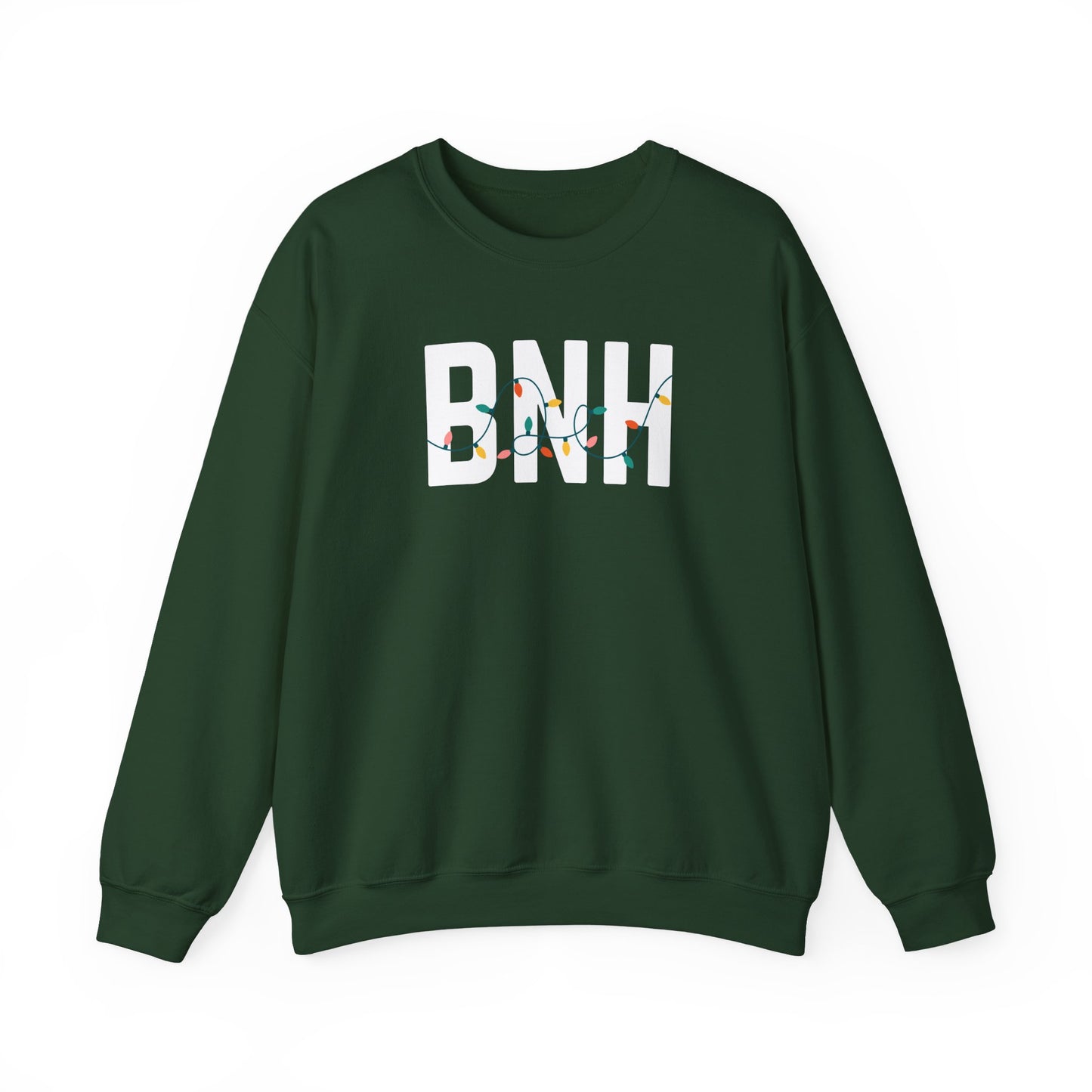 BNH HOLIDAY LIGHTS HEAVY BLEND CREWNECK