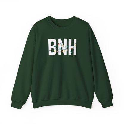 BNH HOLIDAY LIGHTS HEAVY BLEND CREWNECK