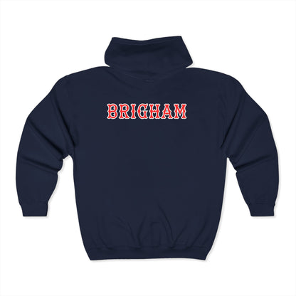 BRIGHAM FENWAY HEAVY BLEND FULL ZIP HOODIE