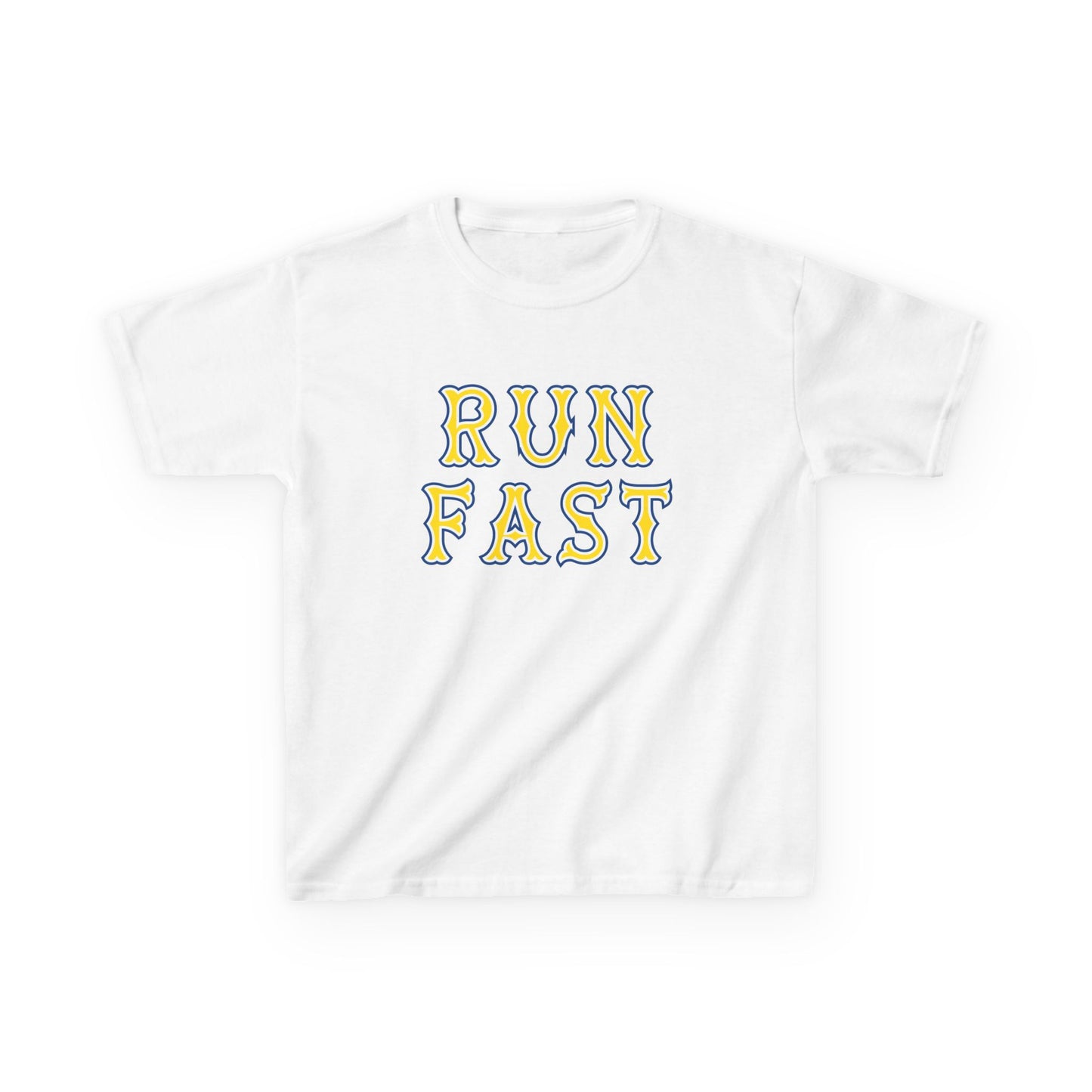 KIDS RUN FAST COTTON TEE
