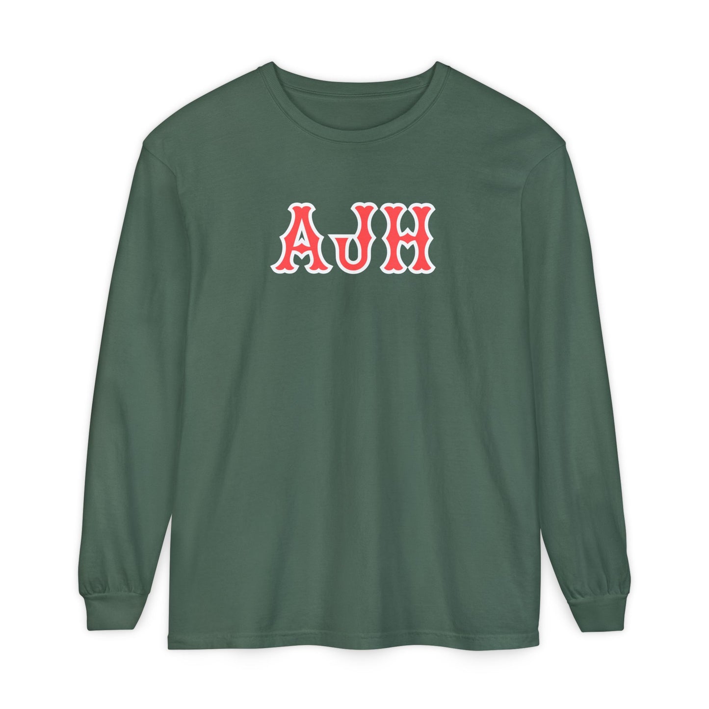 AJH SOX LETTERS LONG SLEEVE