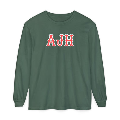 AJH SOX LETTERS LONG SLEEVE