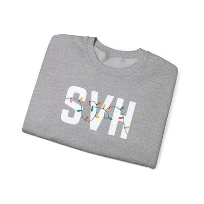 SVH HOLIDAY LIGHTS HEAVY BLEND CREWNECK