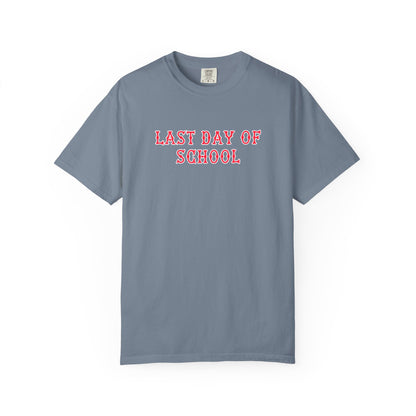 RED FENWAY LAST DAY OF SCHOOL TEE
