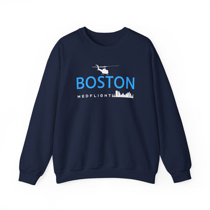 BOSTON MEDFLIGHT NAVY CREWNECK
