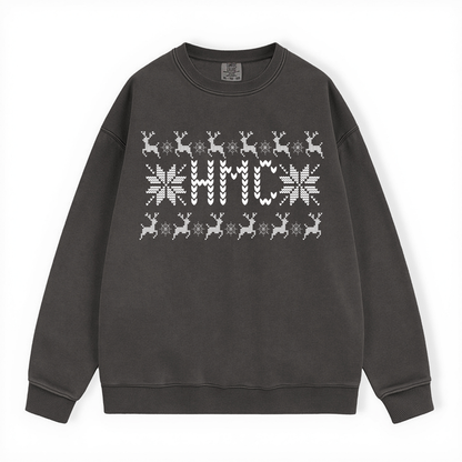 HMC UGLY SWEATER COMFORT COLORS CREWNECK