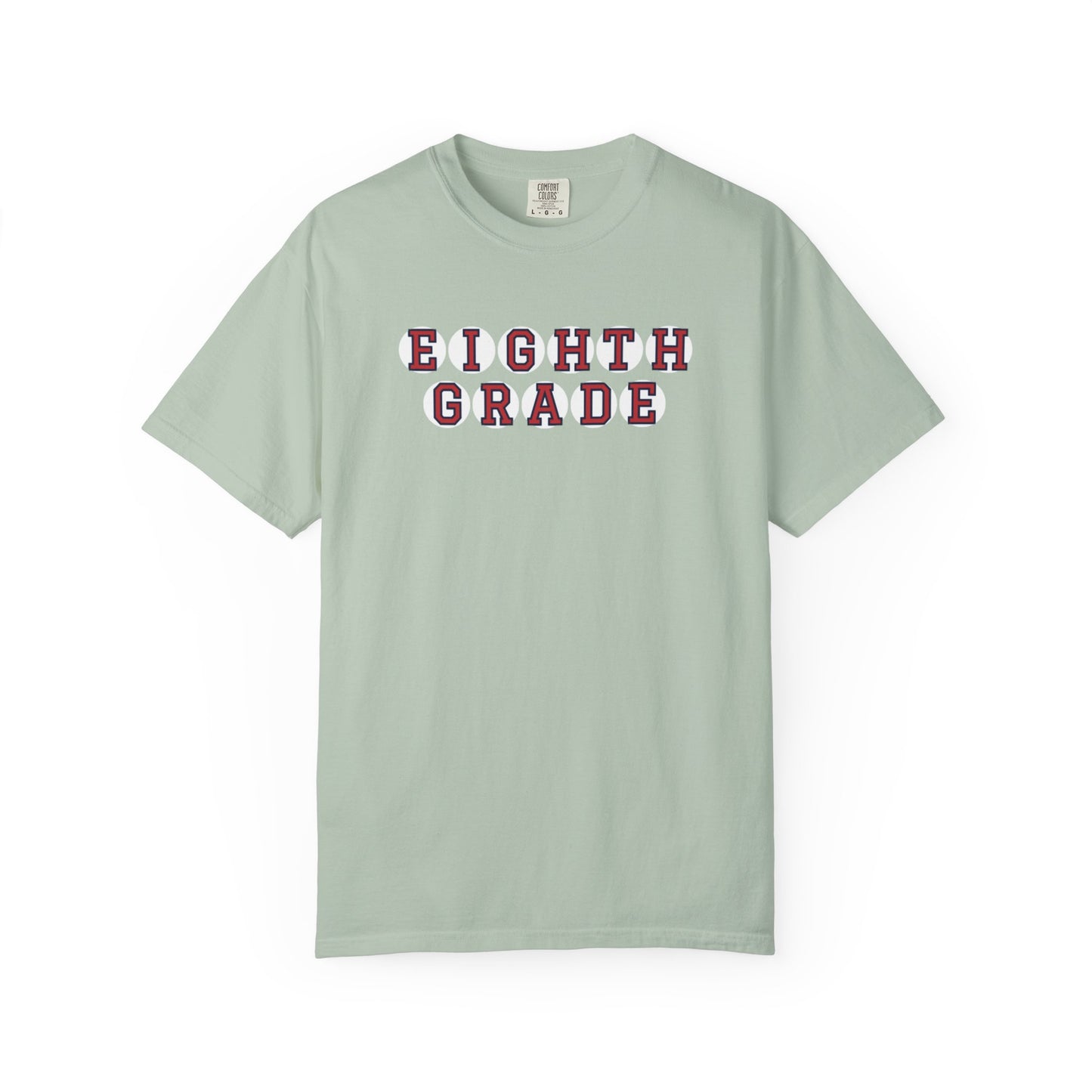 EIGHTH GRADE RED PLAYER LETTERS T-SHIRT