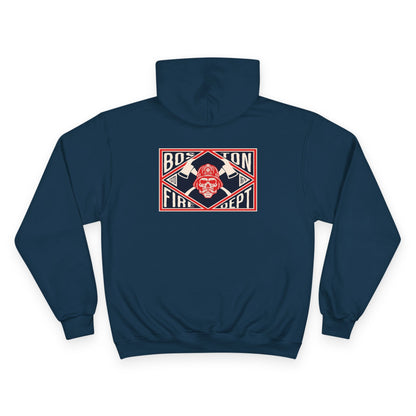 BOSTON FIRE SKULL HOODIE