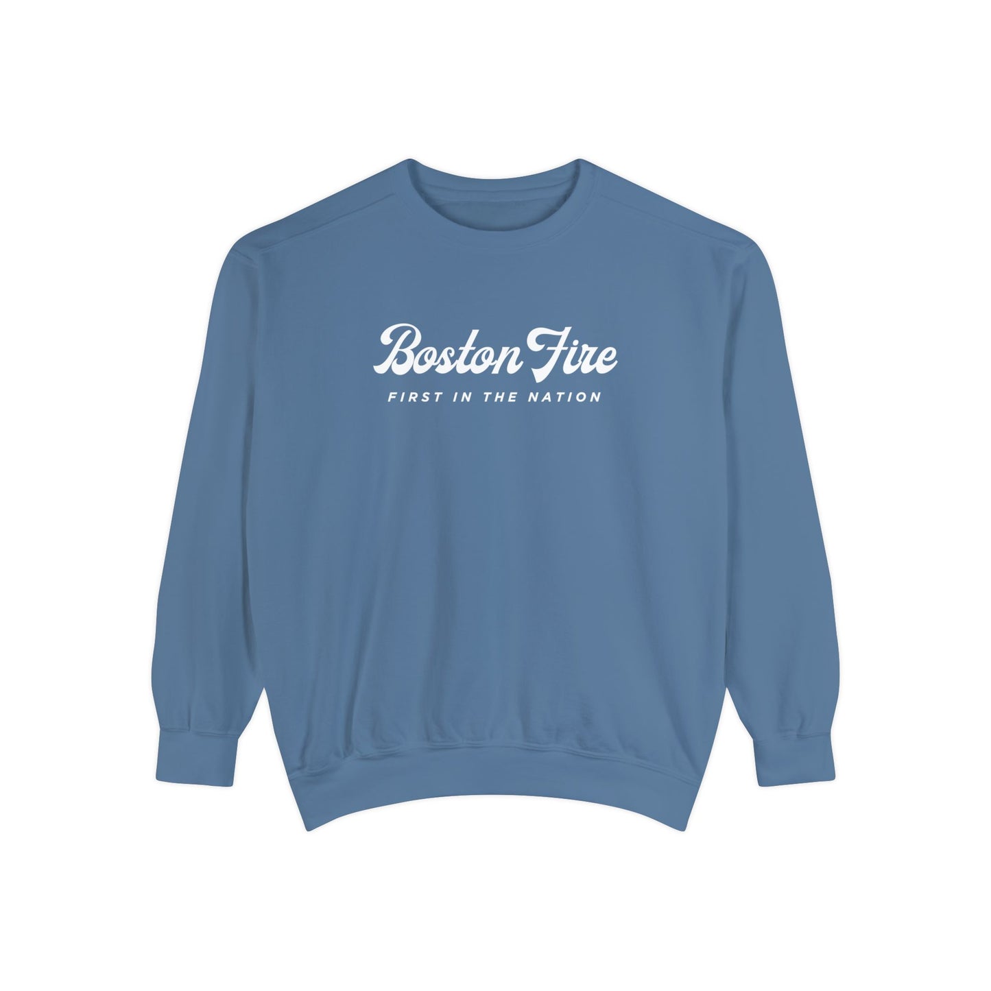 BOSTON FIRE STONEWASHED CREWNECK