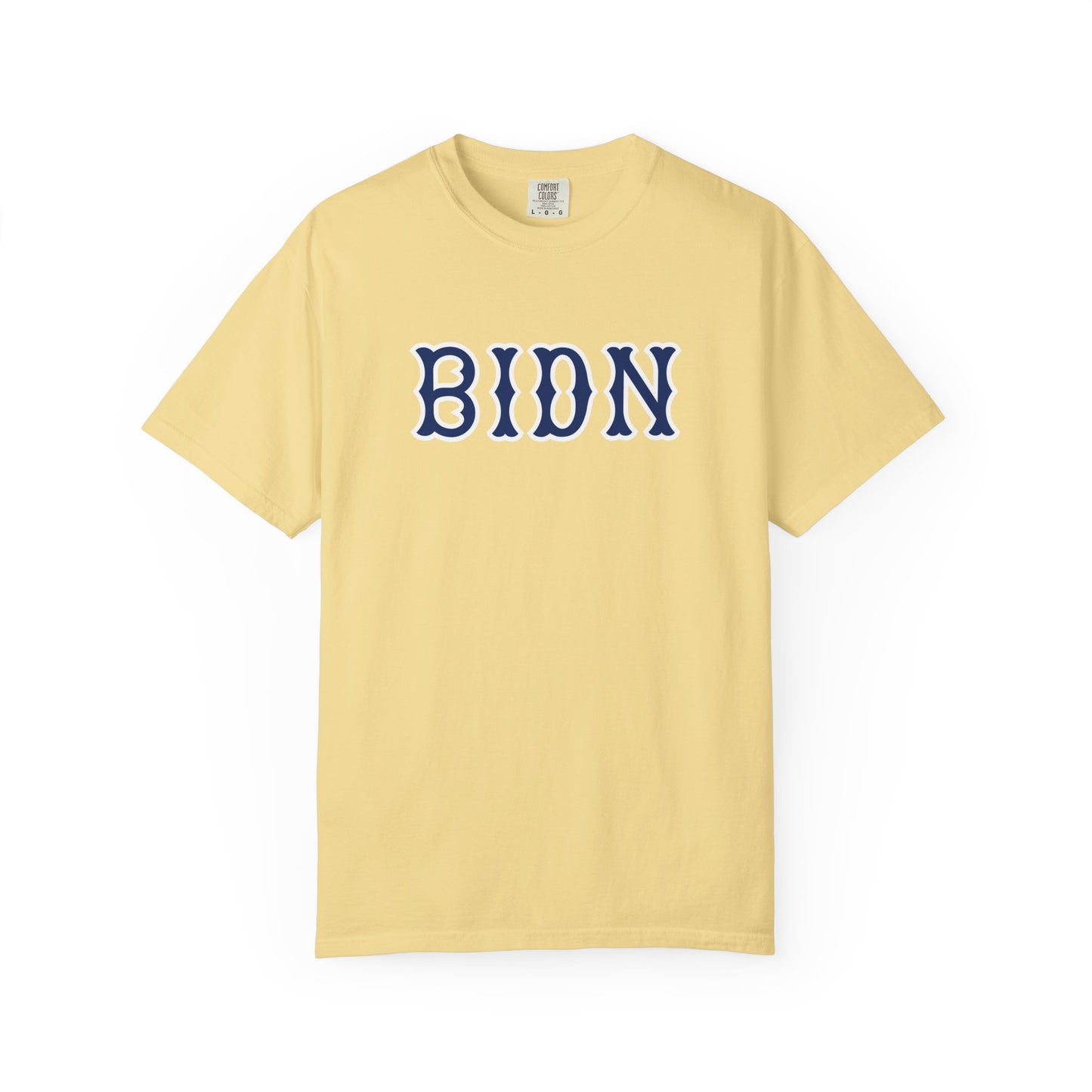 BIDN NAVY SOX LETTERS TEE