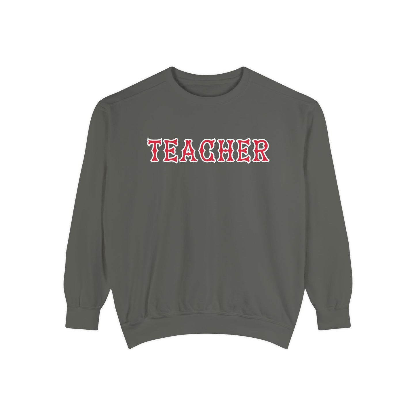 BOSTON TEACHER ICE CREAM COMFORT COLORS CREWNECK