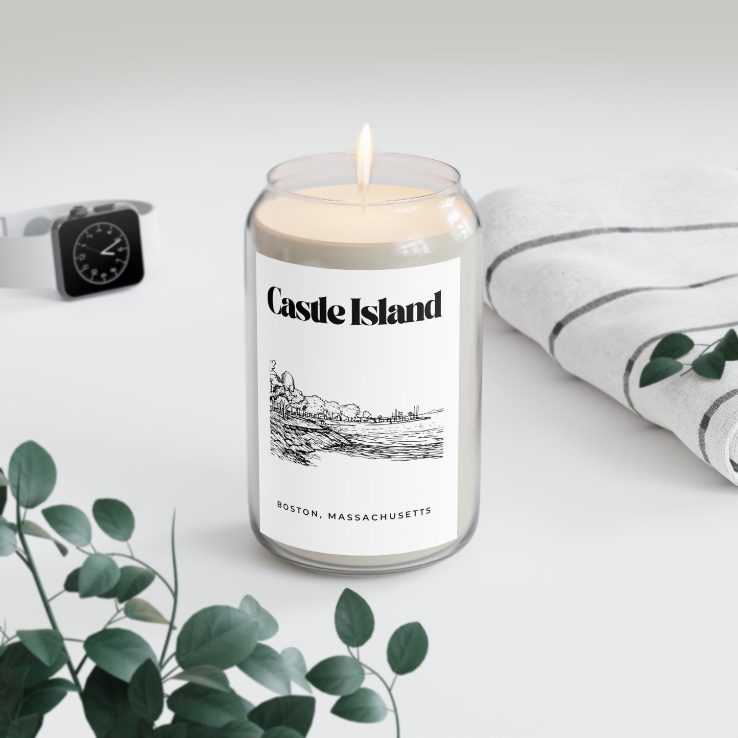 Castle Island #2 Scented Soy Candle