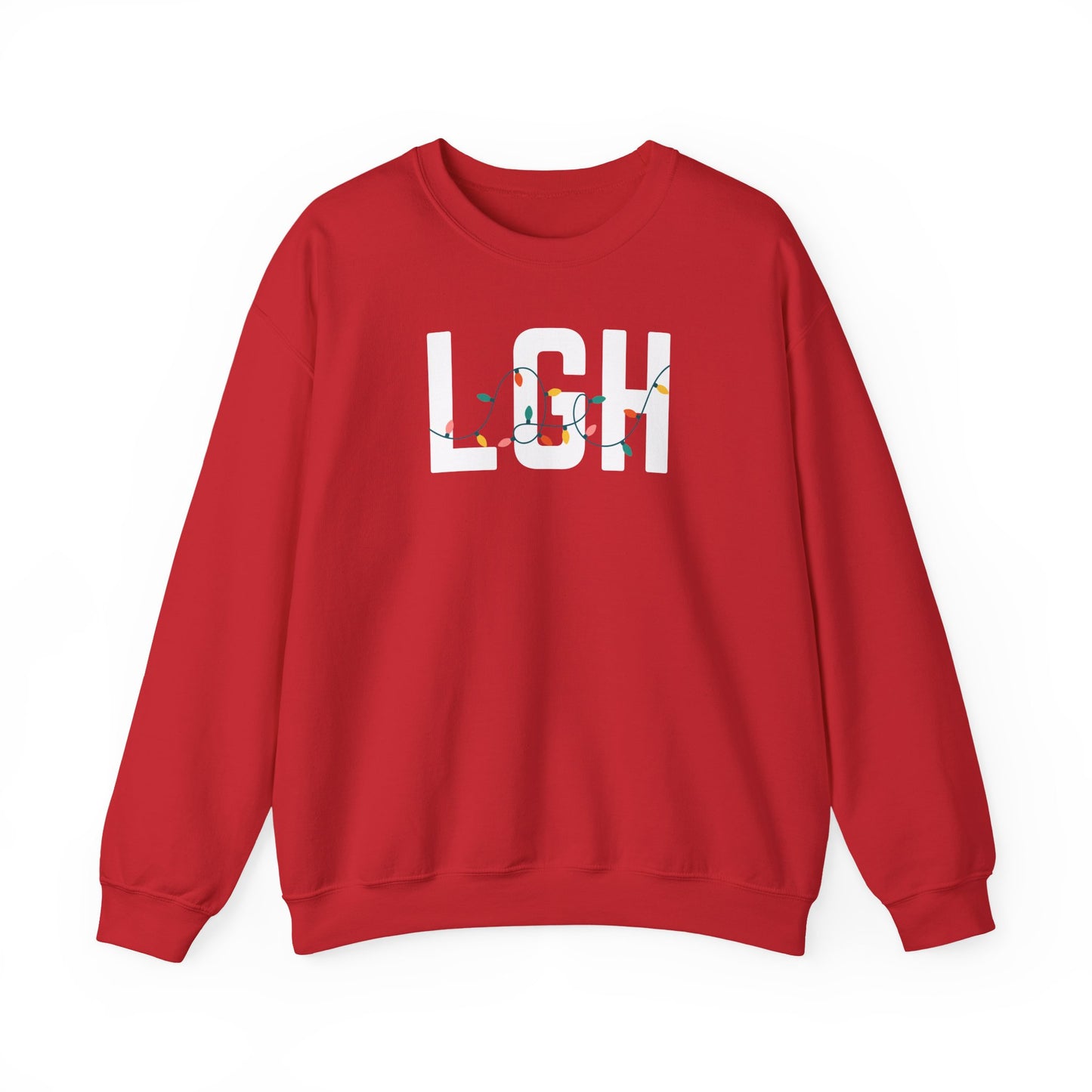 LGH HOLIDAY LIGHTS HEAVY BLEND CREWNECK
