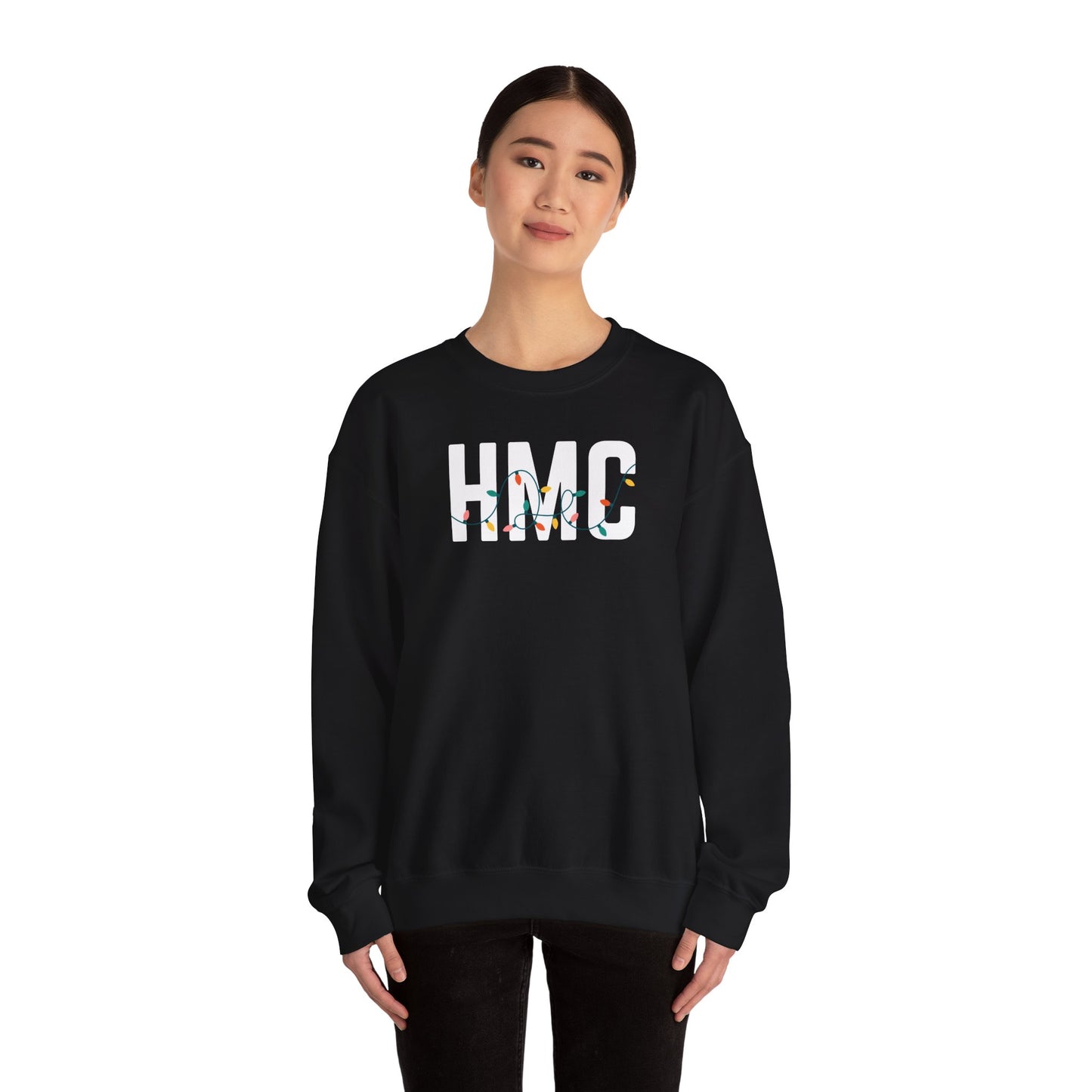 HMC HOLIDAY LIGHTS HEAVY BLEND CREWNECK