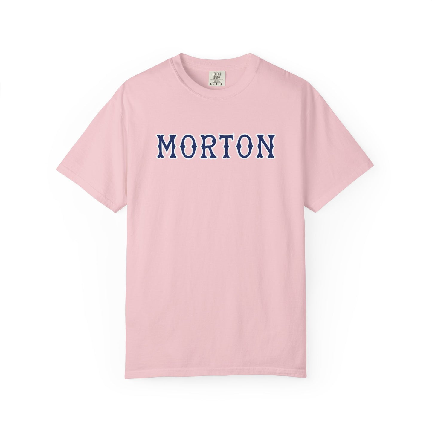 MORTON NAVY SOX LETTERS TEE