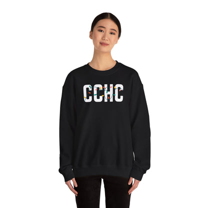 CCHC HOLIDAY LIGHTS HEAVY BLEND CREWNECK