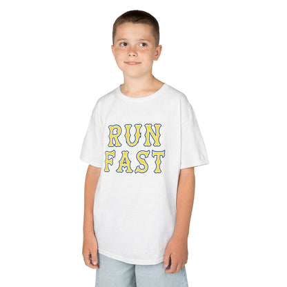 KIDS RUN FAST COTTON TEE
