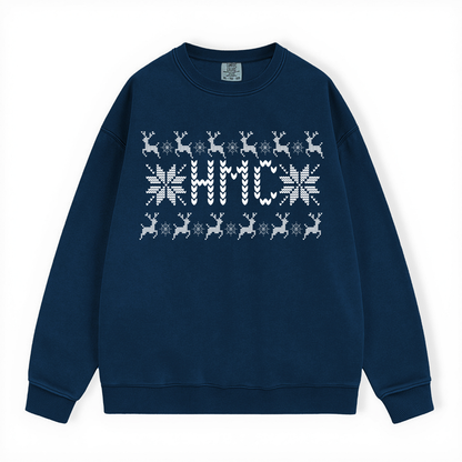 HMC UGLY SWEATER COMFORT COLORS CREWNECK