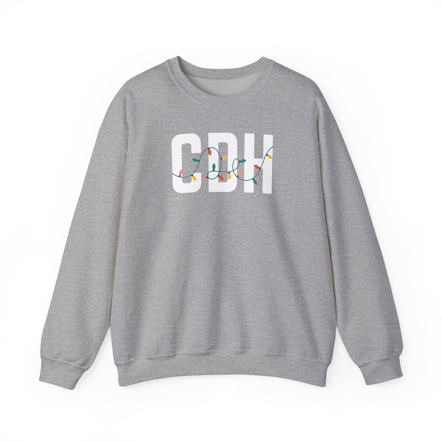 CDH HOLIDAY LIGHTS HEAVY BLEND CREWNECK