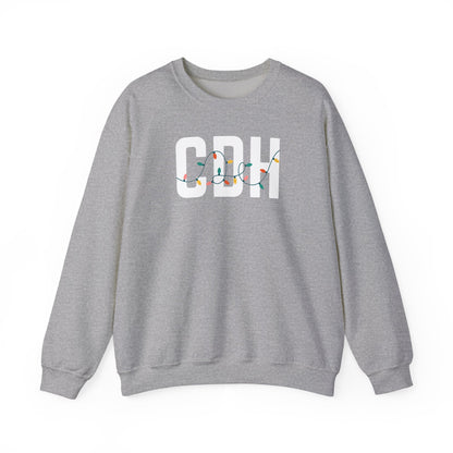 CDH HOLIDAY LIGHTS HEAVY BLEND CREWNECK