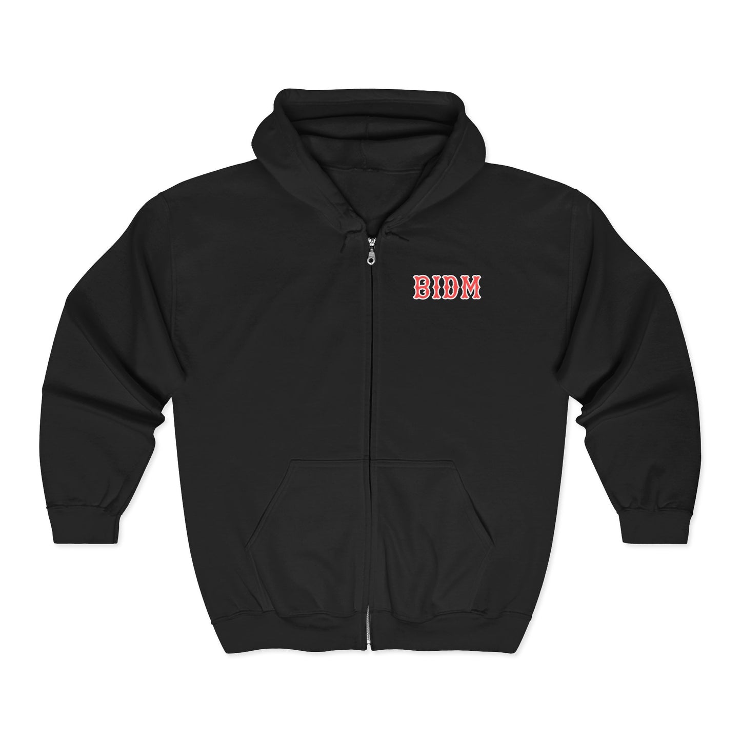 BIDM SOX LETTERS HEAVY BLEND FULL ZIP HOODIE