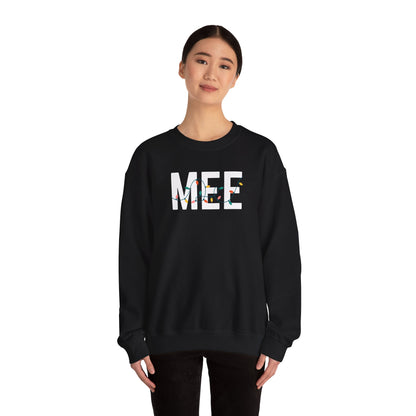 MEE HOLIDAY LIGHTS HEAVY BLEND CREWNECK