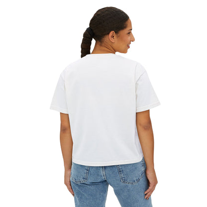 BOSTON MA VARSITY CROP TOP