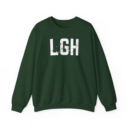 LGH HOLIDAY LIGHTS HEAVY BLEND CREWNECK