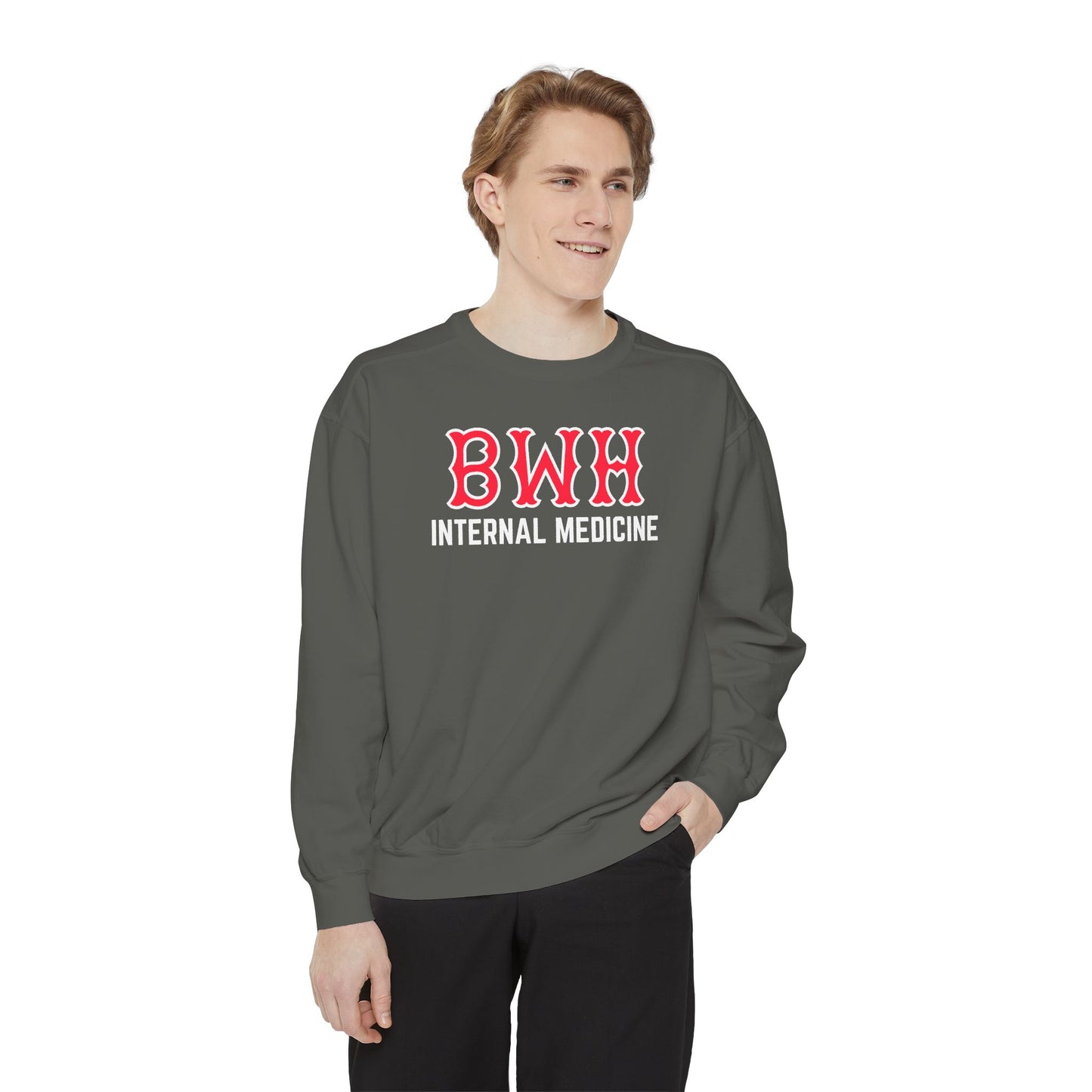 BWH INTERNAL MEDICINE COMFORT COLORS CREWNECK