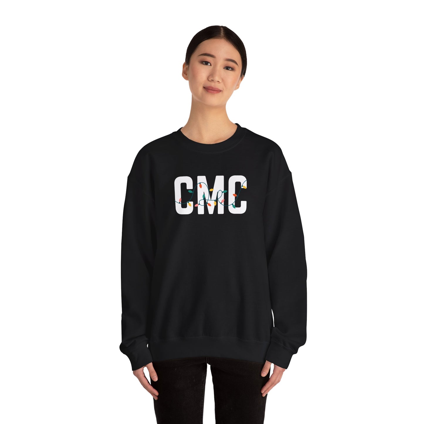 CMC HOLIDAY LIGHTS HEAVY BLEND CREWNECK