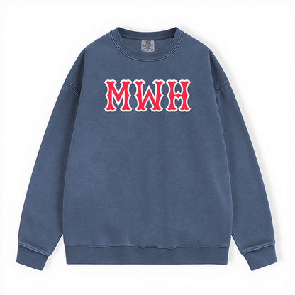 MWH SOX LETTERS CREWNECK