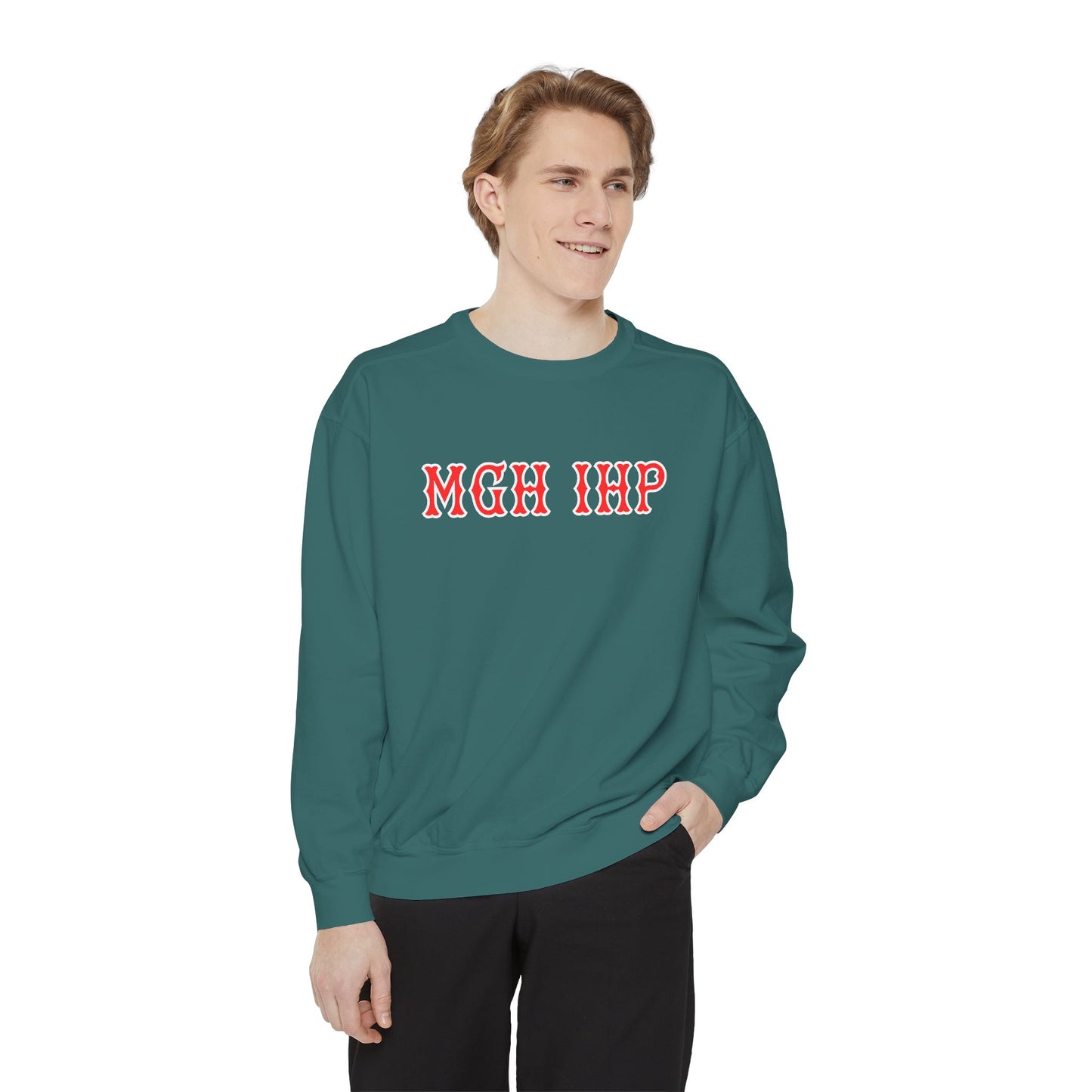 MGH IHP SOX LETTERS COMFORT COLORS CREWNECK
