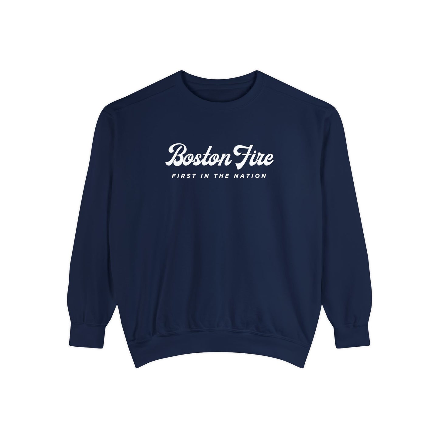 BOSTON FIRE STONEWASHED CREWNECK