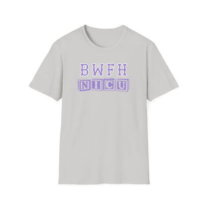 BWFH BLOCK LETTERS NICU TEE