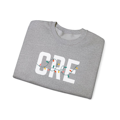 CRE HOLIDAY LIGHTS HEAVY BLEND CREWNECK