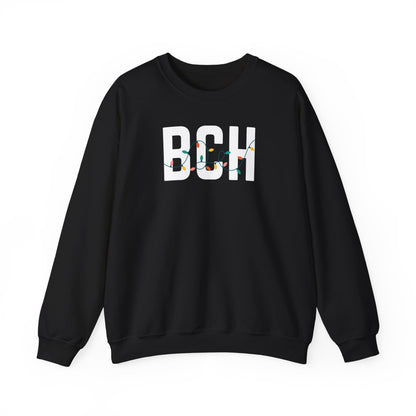 BCH HOLIDAY LIGHTS HEAVY BLEND CREWNECK