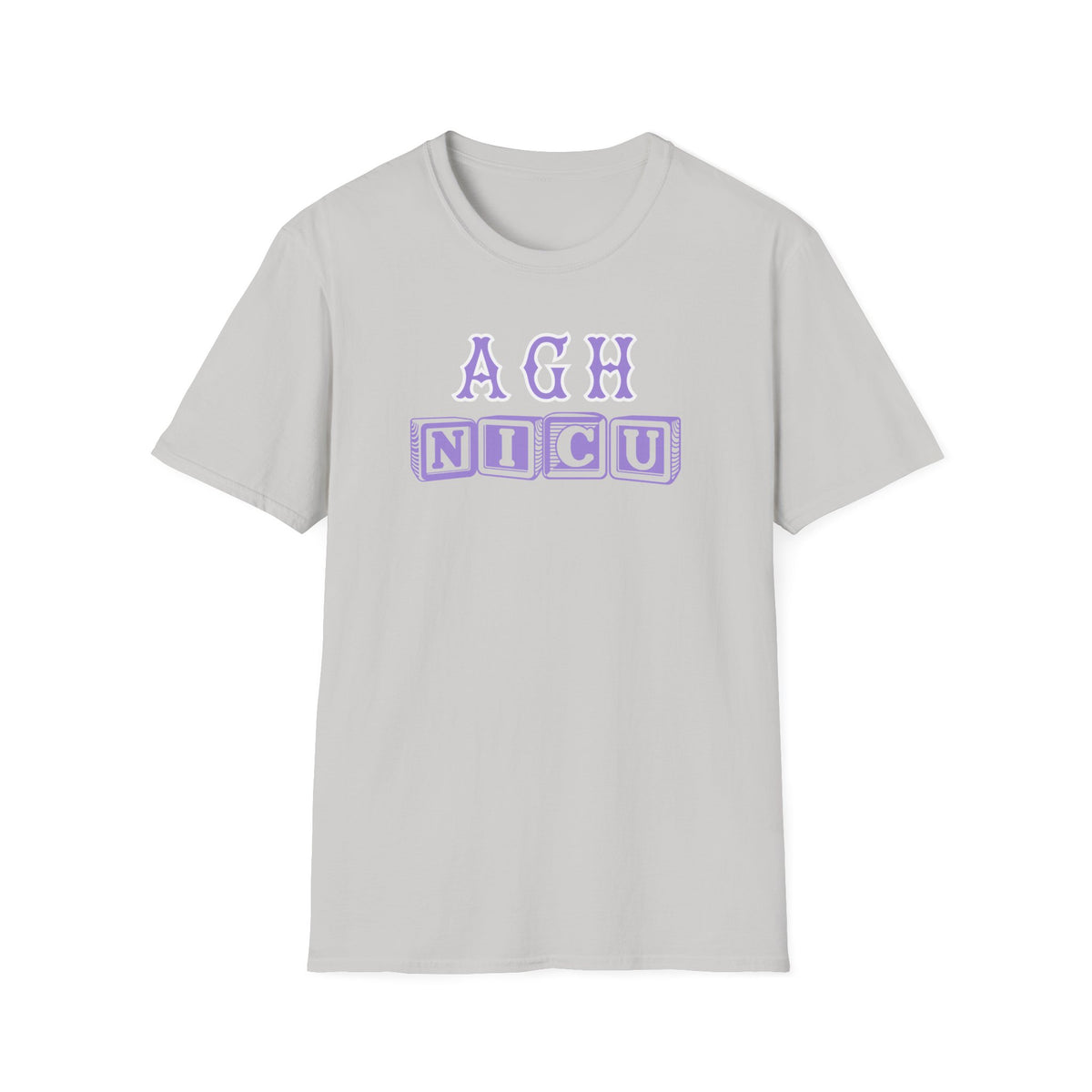 AGH BLOCK LETTERS NICU TEE