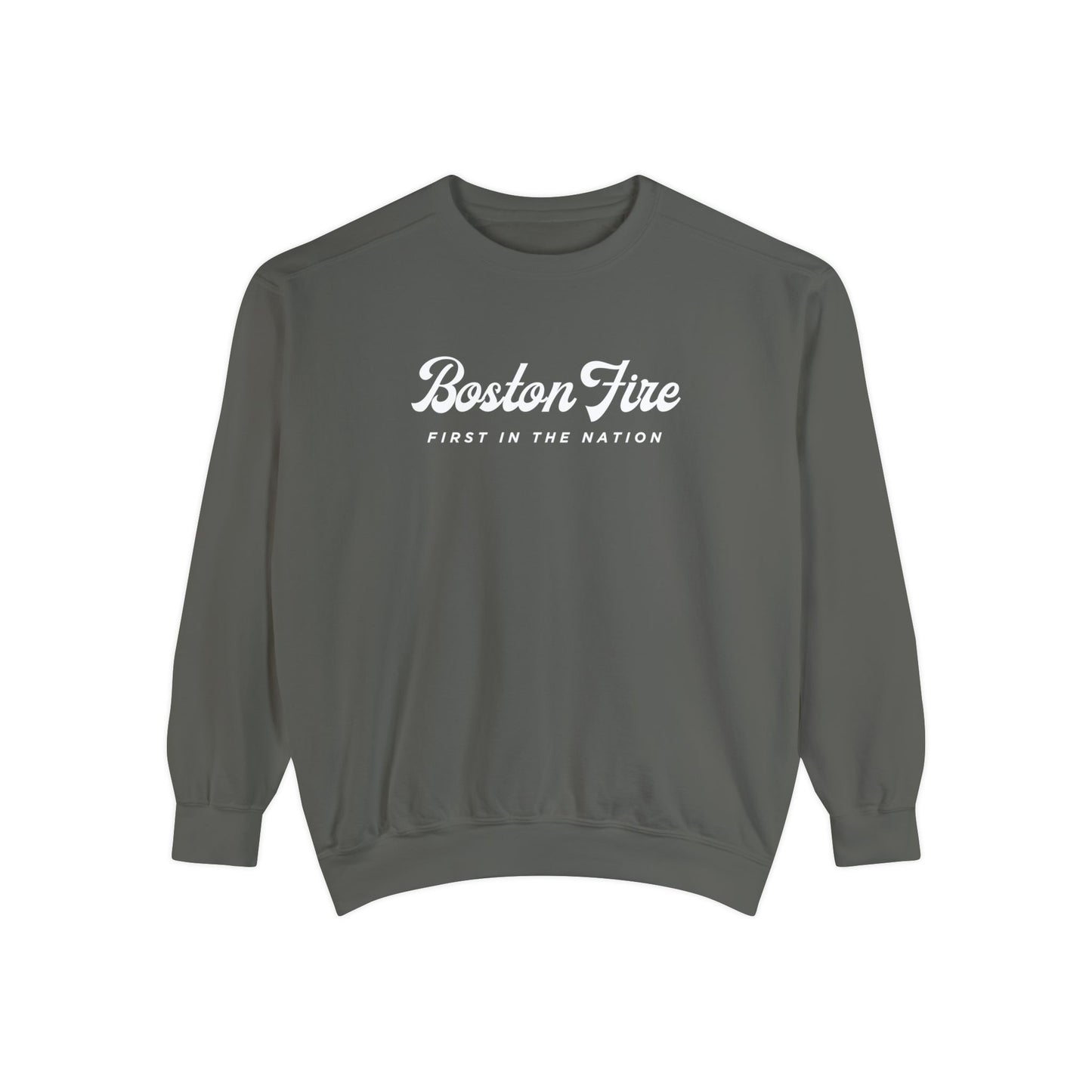 BOSTON FIRE STONEWASHED CREWNECK