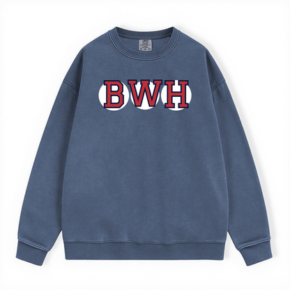 BWH RETIRED SOX LETTERS CREWNECK